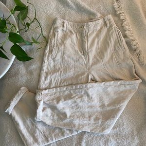 Topshop Lightweight High Waist Pants
